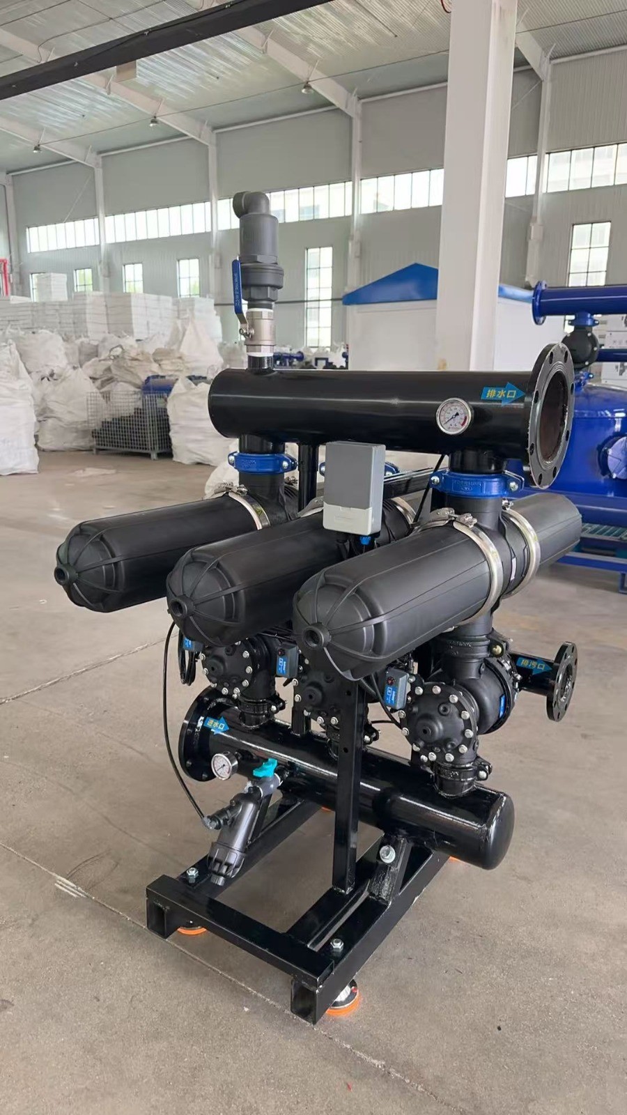 Автоматична станція дискової фільтрації 6″ 150–180 м³/год, 130 мкм (120 mesh)